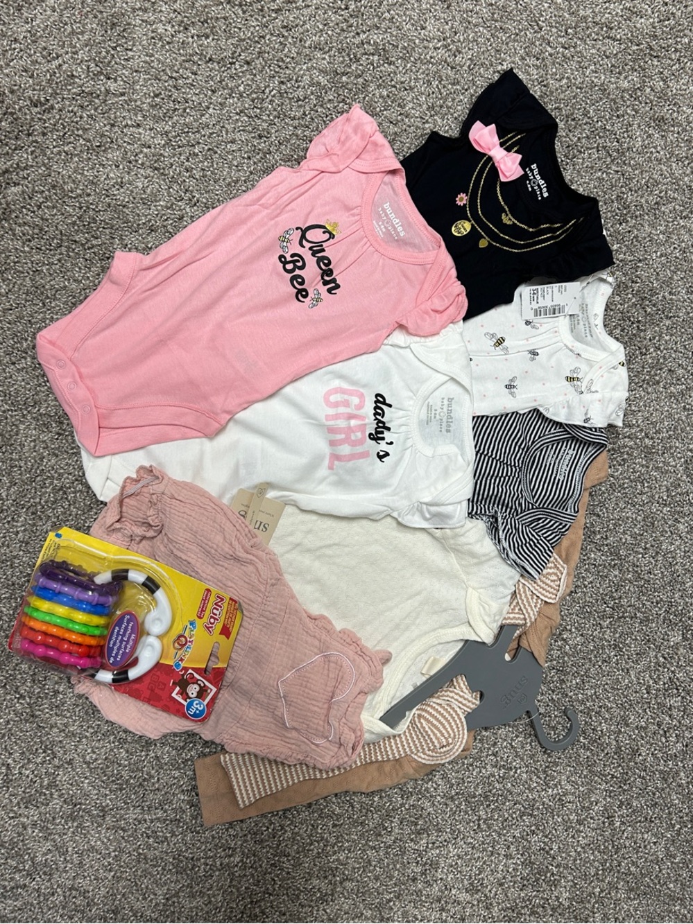 Baby girls' Short-Sleeve Onesies